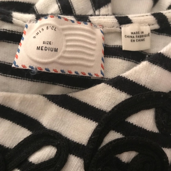 Black and White Anthropologie Dress in Size Medium - Picture 3 of 4